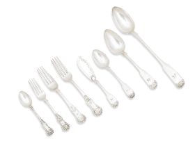 A Collection of flatware Various dates and makers