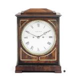 A 19th century mahogany repeating bracket clock G Mitchell Glasgow
