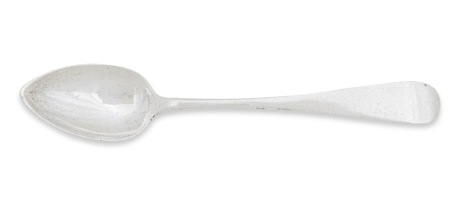 Tain: A provincial dessert spoon By Alexander Stewart of Tain, circa 1820 Three marks: AS, TAIN,...