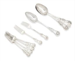 A set of six Victorian dessert forks By Robert Gray and Son, Glasgow, 1841 (10)