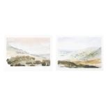 HM King Charles III (British, born 1948) Wensleydale from Moorcock; Wensleydale Two lithographs i...