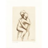 Henry Moore O.M., C.H. (British, 1898-1986) Mother and Child XXX, from Mother and Child Etching i...