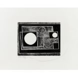 Ben Nicholson O.M. (British, 1894-1982) Five circles Woodcut, 1962, on wove paper, signed with t...