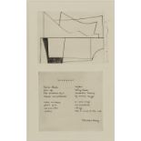 Ben Nicholson O.M. (British, 1894-1982) Tenement, from 21 Etchings and Poems Drypoint, 1957, on B...