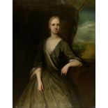 Circle of Michael Dahl the Younger (Stockholm circa 1659-1743 London) Portrait of Mary Frederick...