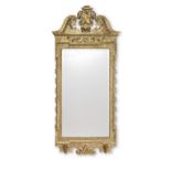 A George II giltwood and gilt gesso girandole/mirror Circa 1740