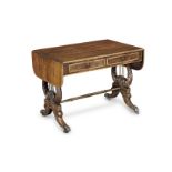 A Regency rosewood sofa table possibly Scottish