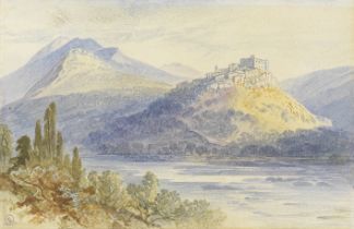 Edward Lear (British, 1812-1888) Licenza, near Rome
