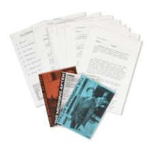 A group of production documents and prined material relating to The Persuaders! Early 1970s