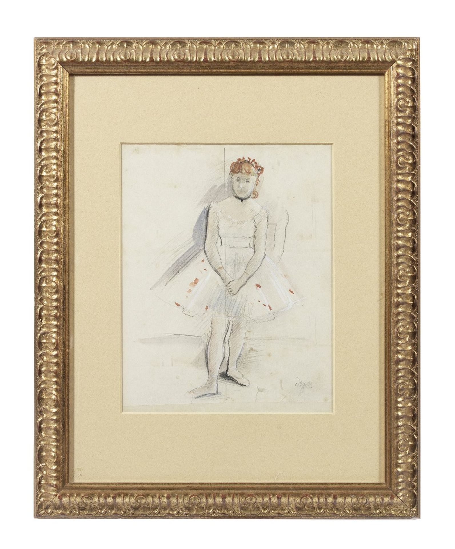 After Edgar Degas (French 1834-1917) Study of a ballerina