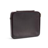 A Louis Vuitton burgundy leather briefcase
