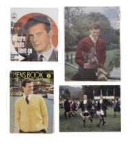 A copy of 'Stitchcraft' and 'Mens Book' sewing publications featuring a young Sir Roger Moore