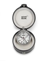 A Montblanc Star travel clock, together with a Montblanc Meisterst&#252;ck Pix ballpoint pen (3)