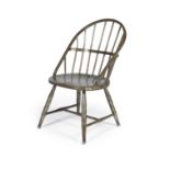 Chaise Windsor en fer Travail moderne. H. 92 cm - L. 50 cm - P. 43 cmA Windsor chair, 20th cent...