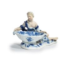 Meissen. Sali&#232;re en porcelaine de Saxe. XIXe si&#232;cle