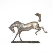 Edvina EMERY et Paul O BOYLE pour ASPREY. Cheval en argent