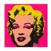 D'apr&#232;s Andy WARHOL (1928-1987) Marilyn S&#233;rigraphie en couleurs 91.4 x 91.4 cmColors s...