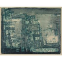 MARIA-HELENA VIEIRA DA SILVA (1908-1992) Atlantide 1973-1974(Rivi&#232;re, 127)Lithographie en 6...