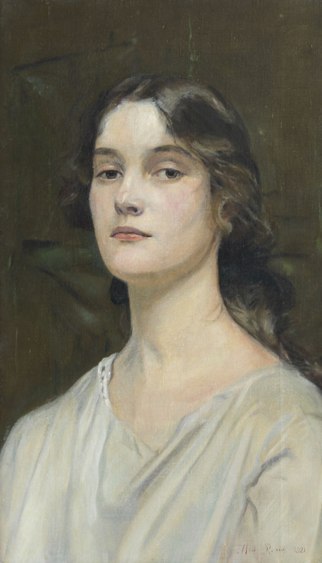Andrew Reid (British, 1887-circa 1975) Portrait of a Lady