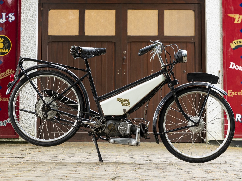 The Anthony R. East Classic Motorcycle Collection, 1939 Raynal 98cc Auto Frame no. none visible ...