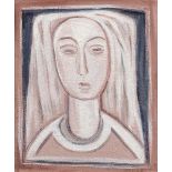 Irma Stern (South African, 1894-1966) Head study (framed)