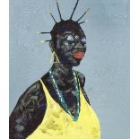 Eric Adjei Tawiah (Ghanaian, born 1987) Untitled (framed)