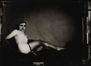Pierre Molinier (1900-1976) Autoportrait nu allong&#233;