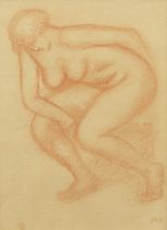 ARISTIDE MAILLOL (1861-1944) Femme accroupie (Executed in 1920)