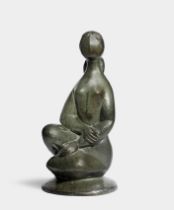 BALTASAR LOBO (1910-1993) Femme assise, mains crois&#233;s