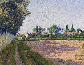GUSTAVE CARIOT (1872-1950) Chemin du village (Painted in 1907)