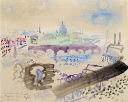 RAOUL DUFY (1877-1953) La Tamise (Executed in London in April 1932)
