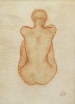 ARISTIDE MAILLOL (1861-1944) Femme nue assise de dos ()