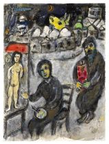 MARC CHAGALL (1887-1985) Souvenirs signed 'Marc Chagall' (lower right) gouache, watercolour,