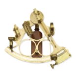 A Thomas Armstrong Brass Triple Ring Sextant, English, late 19th century,