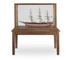 A Model of the Iron-Hulled Fully Rigged Ship Loch Etive, 63in x 24in x 54 1/2in (160cm x 61cm x ...