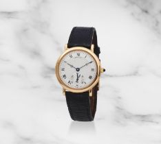 Breguet. An 18K gold manual wind wristwatchBreguet. Montre bracelet en or jaune 18K (750) mouvem...