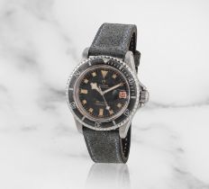 Tudor. A stainless steel automatic calendar wristwatch Tudor. Montre bracelet en acier avec date...