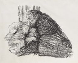 K&#196;THE KOLLWITZ (1867-1945) St&#228;dtisches Obdach, 1926 Sheet 58.9 x 69.2cm (23 3/16 x 27 ...