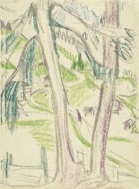 ERNST LUDWIG KIRCHNER (1880-1938) Wettertannen (Executed in 1919)