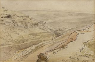 Edward Lear (British, 1812-1888) Jerusalem