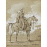 Carle Vernet (French, 1758-1836) Arab warrior on horseback