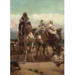 Frederick Goodall, RA (British, 1822-1904) An Arab encampment
