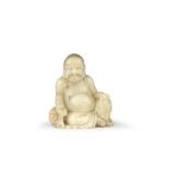 PETITE STATUETTE DE BUDAI EN ST&#201;ATITE XVIIe/XVIIIe si&#232;cle