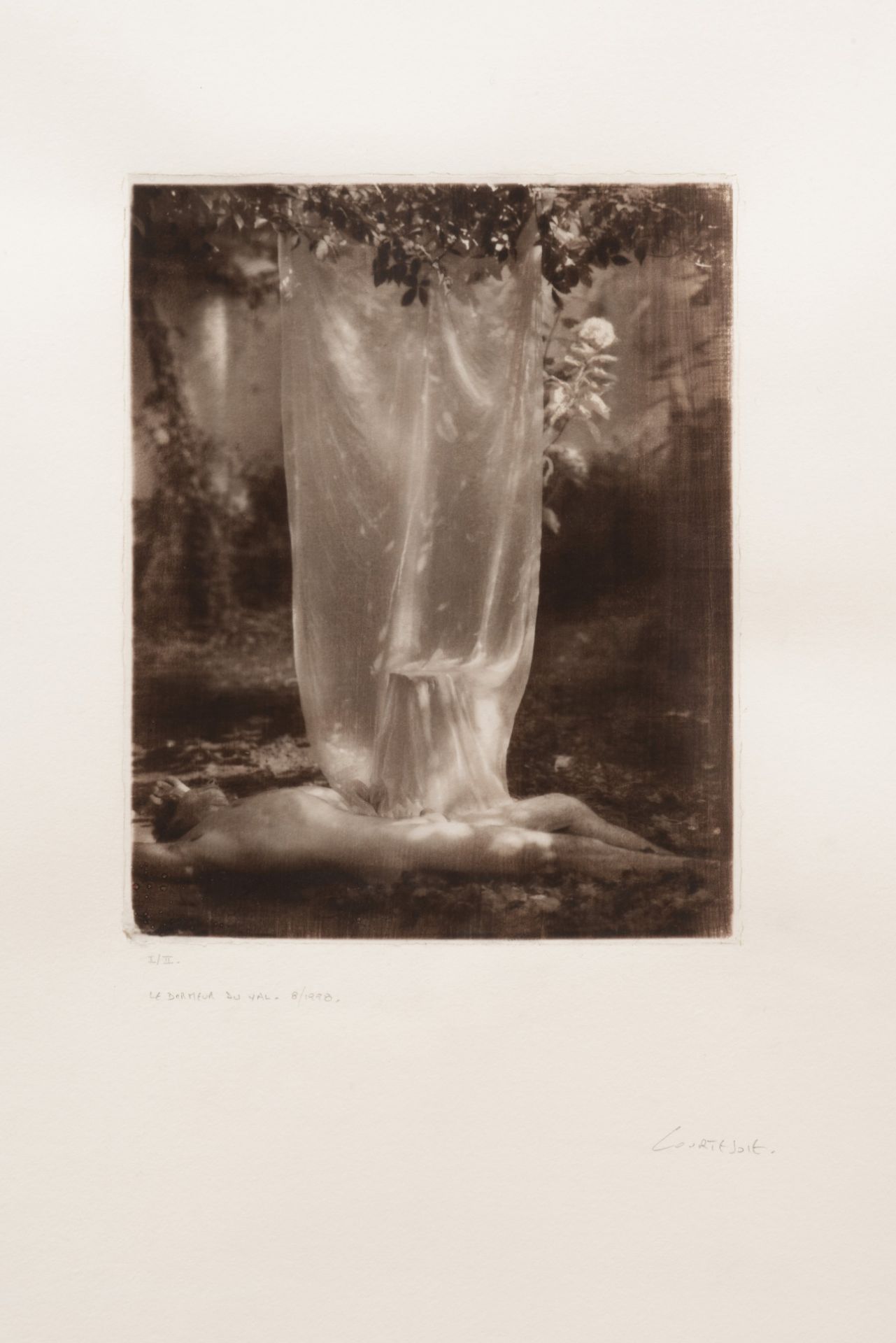 Jacques Courtejoie (B. 1949), Le dormeur du Val, 1998, gelatin silver print, 17.5 x 15 cm, edit...