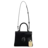 Delvaux: a So Black Brillant MM c.2020 (includes 'D' tag, mirror and leather case, leather shoul...