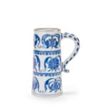 A BLUE AND WHITE TANKARD Chongzhen