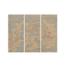 FOLLLOWER OF WAN SHOUQI (1603-1652) Deities (3)