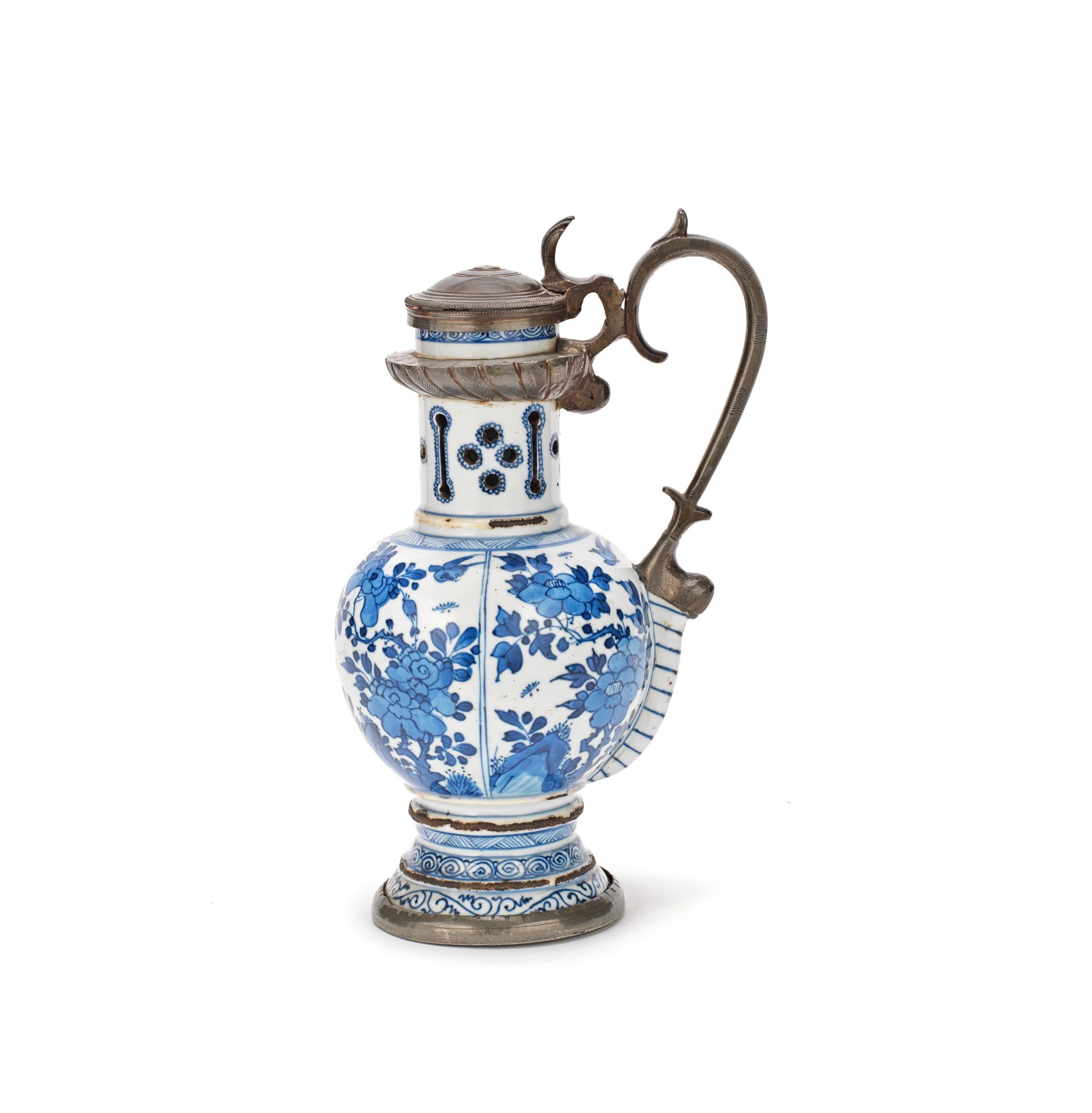 A BLUE AND WHITE PUZZLE JUG FOR THE DUTCH MARKET Kangxi