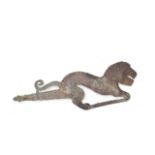 A BRONZE 'TIGER' BELT HOOK Warring States (2)