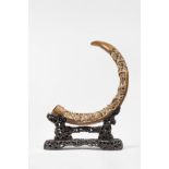 D&#233;fense de mammouth laineux sculpt&#233;